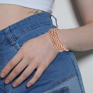 Hand Forged Solid Copper for <b>Bracelet</b> High Gauge Fashionable Cuff Jewelry for Women and <b>Men</b> with Different Designs - Product Image 4