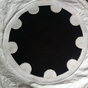 Cotton Rope Placemats Modern Floral Pattern <b>Rugs</b> Carpets Eco-Friendly Stain-Resistant Pet-Friendly Anti-Bacteria Non-Slip - Product Image 1