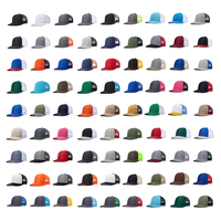Vente en gros unisexe, polyester/coton haute qualité 6 panneaux blanc Snapback chapeaux pour hommes personnalisé 112 chapeaux de camionneur