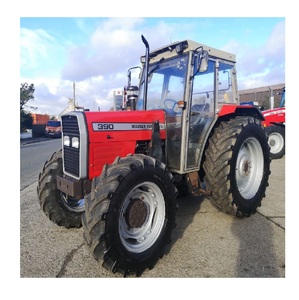 Tractor Massey Ferguson 390 usado a bajo precio en venta, maquinaria agrícola para arado, cultivo, agricultura y trabajo de campo. - Product Image 3