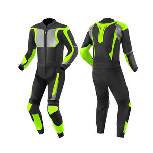 Veste de moto à bas prix Logo vente en gros vêtements de sport veste de moto en cuir pour hommes ensembles de costumes - Product Image 2