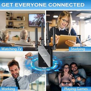 Smart Home WiFi Extender Signal Booster Cobertura hasta 9956 - Product Image 6