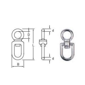 LEEMETAL Cadena de Acero Inoxidable Pulido Tipo Giratorio Simple para Uso Industrial, Caja de Cartón, AISI 304/316, Garantía de 3 Años, Personalizable - Product Image 3