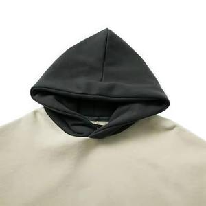 Patch brodé personnalisé en appliqué, 100% coton, sans cordons, couleur contrastée, sweat à capuche ample et court pour homme - Product Image 4