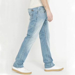 Jean pour homme OEM – Confortable, élégant, taille mi-haute, coupe droite, qualité supérieure, 100 % polyester, respirant, séchage rapide - Product Image 3