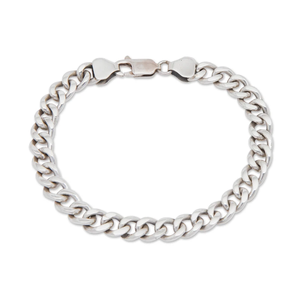 Bracelet chaîne en argent sterling 925 oxydé Boho Design minimaliste bijoux de mode pour elle prix de gros en vrac - Product Image 1