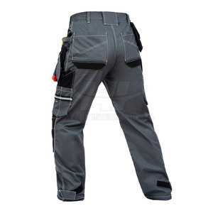 กางเกงทำงานน้ำหนักเบาสะท้อนแสงสำหรับงานอุตสาหกรรม เย็บตะเข็บแข็งแรง ผ้าโพลีเอสเตอร์สวมใส่สบายตลอดวัน - Product Image 4