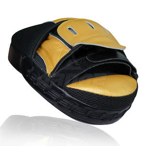 Almohadilla de enfoque de boxeo personalizada profesional almohadillas de mano de boxeo MMA Muay Thai Focus Mitt Pads - Product Image 4