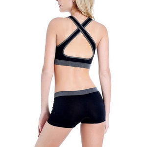 Vente chaude femmes Fitness ensemble 2 pièces femmes soutien-gorge et ensemble court sans couture Fitness porter Yoga ensemble Logo personnalisé Service Oem 2026 - Product Image 6