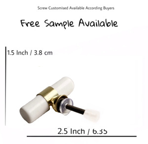 Artisanat T-Bar Résine Laiton Boutons Poignée pour Armoires De Cuisine Entrepôts Extérieurs Villas pour Salles De Bains Salons - Product Image 3