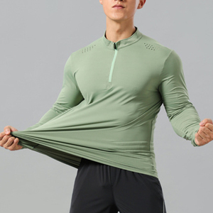 Camisetas de Compresión de Manga Larga al por Mayor, Camisetas de Gimnasio de Compresión Premium para Hombre Hechas en Pakistán - Product Image 1