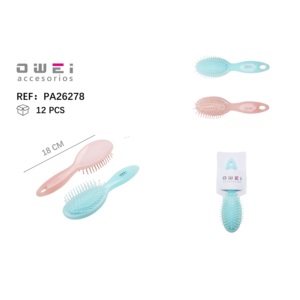 แถบหวีพลาสติกสีสันสดใสเพื่อการรวมเส้นผมที่มีประสิทธิภาพ - Product Image 1