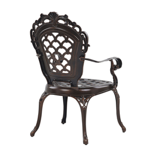 La silla clásica Scrollwork Teak Un diseño atemporal para su patio 0301666 - Product Image 3