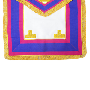 El precio más barato Mejor material Masonic Regalia Delantal de cuero Marca personalizada Provincial Vestido completo Delantal - Product Image 4