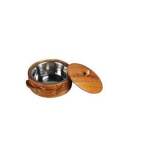 Contenedor de Chapati de Madera, Elegante Cazuela de Chapati Hecha a Mano, Caja de Almacenamiento de Chapati de Madera Clásica de Lujo en Venta - Product Image 3
