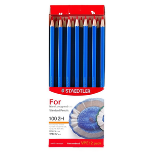 Para lápices estándar STAEDTLER Mars Lumograph100 2H, paquete de 12 VPE - Product Image 3