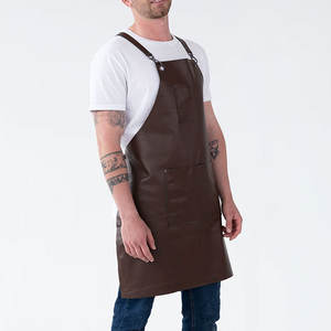 New Design Custom Printed Logo <b>Men</b> Leather <b>Aprons</b> Hot Sale New Design Custom Leather <b>Aprons</b> - Product Image 6