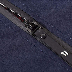 Men's High Street Style Winter Jacket Customizable High Quality Stand Bomber Windbreak OEM Blank Service Plain <b>Fabric</b> Design - Product Image 4