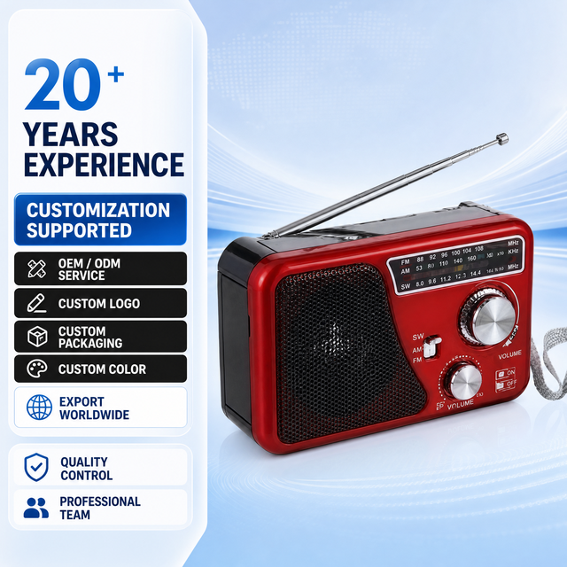 RAISENG R-551 R-552 Factory OEM Custom Logo Portable AM FM Pocket Radio Rechargeable USB Charging TF Card Mini Radio