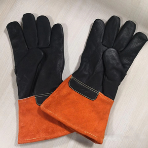 Gants de soudage TIG souples confortables pour un usage quotidien Gants TIG en cuir avec texture lisse et coutures solides Gant résistant à la chaleur - Product Image 4