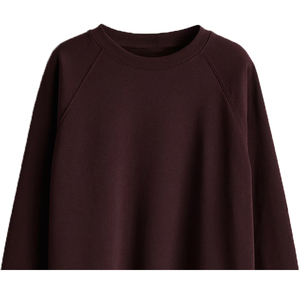 เสื้อสเวตเชิ้ตผู้หญิงแบบคอกลม ปักลาย ผ้าฟลีซสีน้ำตาล เป็นมิตรกับสิ่งแวดล้อม ระบายอากาศ กันลม ผลิตจากโพลีเอสเตอร์/คอตตอน น้ำหนัก 340 กรัม แขนยาว สำหรับฤดูหนาว - Product Image 4