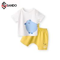 Logo personnalisé Gros % 100 solide coton bébé vêtements ensembles étiquette personnalisée bébé garçons vêtements ensembles bébé nouveau-né vêtements ensembles