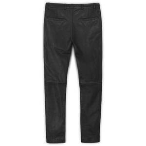 Pantalons en cuir pour hommes de style tendance, de haute qualité, mode d'hiver, taille élastique droite, disponibles en différentes tailles et couleurs - Product Image 2
