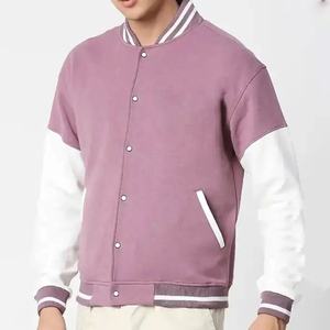 Chaqueta Universitaria de Lona Personalizada para Hombre, Estilo Urbano, Chaqueta de Béisbol con Letras Universitarias para Hombre - Product Image 4