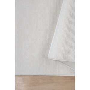 KD006 Tapis en velours crème grande surface fabriqué à la machine Tapis de chambre rectangle à motif abstrait texturé doux en polyester - Product Image 3