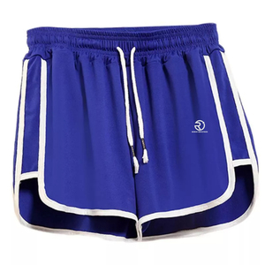 Gran oferta, pantalones cortos informales de verano de Material de algodón de nuevo estilo para mujer, pantalones cortos deportivos de cintura elástica de pierna ancha de Color sólido 2025 - Product Image 2