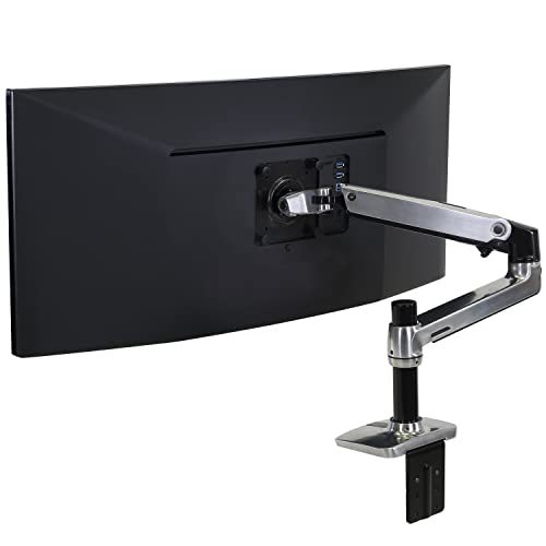 New 32 Inches LX Desk Mount LCD Arm Silver/Black