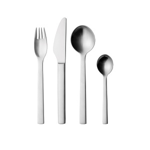 Ensemble de couverts de luxe en acier inoxydable de qualité alimentaire, 5 pièces, pour mariage, couleur et logo personnalisables, utilisation à domicile ou au restaurant, prix raisonnable - Product Image 1