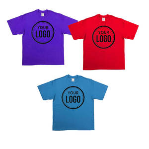 Venta al por mayor peso pesado Camiseta de manga corta logotipo personalizado listo algodón/Poly camiseta para marcas de moda urbana Camiseta de cuello redondo para los hombres - Product Image 6
