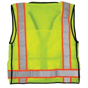 Venta caliente Construcción personalizada Hi Vis Chaleco DE SEGURIDAD Múltiples tamaños Reflectante Oem Ropa DE TRABAJO Chaleco para mejorar la seguridad - Product Image 4