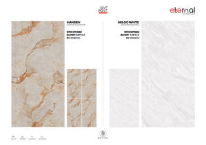 กระเบื้องปูพื้นพอร์ซเลนร่วมสมัยขนาด 600x1200 มม. ลายหินอ่อนเนื้อนุ่ม ดีไซน์ภายในที่หรูหรา - Product Image 4