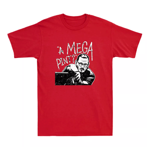 เสื้อยืดผู้ชายวินเทจพิมพ์ลายคำพูดประชดประชันเมกะไพน์100% ผ้าฝ้ายและวัสดุโพลีเอสเตอร์ - Product Image 3