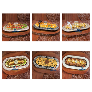 BANDEJA DE NÁCAR OVALADA Hecha a mano para RAMADAN EID Regalo de chocolate de vacaciones Vietnam Venta al por mayor OEM Diseño Premium - Product Image 2