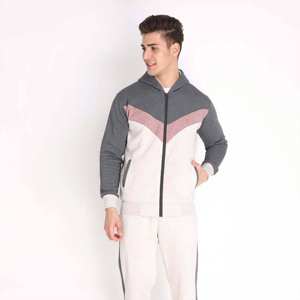 Chándal de invierno de la mejor calidad, cómodo, transpirable, ajustado, con cremallera completa, logotipo personalizado, conjuntos de tacto suave y natural de algodón/poliéster - Product Image 1