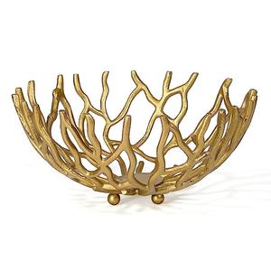 Bol en aluminium en forme de feuille Nouveaux styles Design Dessus de table Fruits secs Bol de service Vaisselle en métal Bol de bonne qualité - Product Image 6