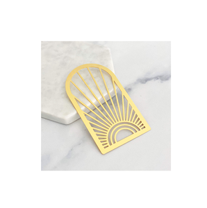 Marque-page soleil en laiton avec pompon Excellente qualité Cadeaux et artisanat qualité admirable personnaliser design fait à la main - Product Image 1