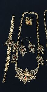 2024 Best Buy Ready 24K chapado en oro estilo Vintage cobre indio moda joyería conjunto inspirado Comoras Mayotte envío rápido - Product Image 3