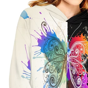 Nouveau Style Custom Made Femmes Crop Top Hoodies Marque Privée Vêtements D'hiver Femmes Crop Top Hoodies - Product Image 6