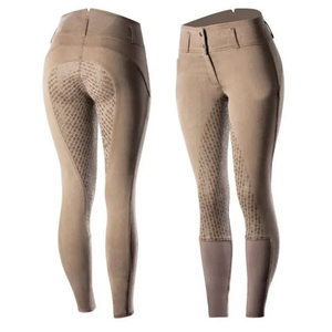 Nuevo diseño transpirable cómodo asiento completo de silicona pantalones de montar pantalones ecuestres montar - Product Image 3