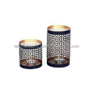 Precios asequibles, nuevo diseño, tarros de velas de Metal, luz de té, soporte de luz de té votivo para decoración del hogar para exportar desde la India - Product Image 6