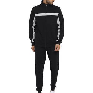 Nouveauté Survêtement de sport pour homme à manches longues avec fermeture éclair, style jogging, pour l'été - Product Image 1