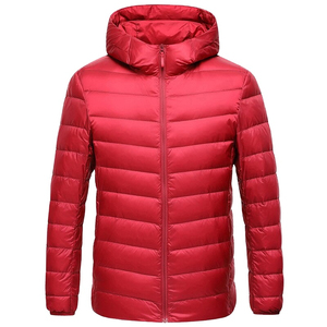 Veste matelassée en toile ultra-légère à capuche pour homme, nouvelle collection 2025, 100% fibre de polyester, prix raisonnable, OEM - Product Image 4