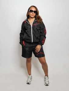 Chándal serigrafiado para hombre con logotipo personalizado estampado entrenamiento Jogging Street Wear Puff estampado chándal Sudadera con capucha y pantalón conjunto - Product Image 3