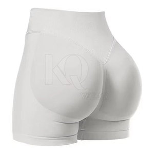 Shorts de sport premium taille haute, respirants, en tissu extensible, écologiques, confortables, parfaits pour la gym, le yoga et l'entraînement. - Product Image 3