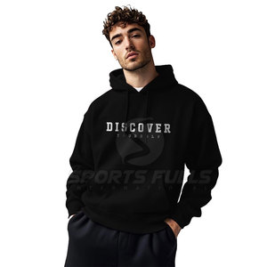 Sweat à capuche graphique en coton mélangé pour hommes avec sweat à capuche confortable pour hommes avec imprimé personnalisé - Product Image 1