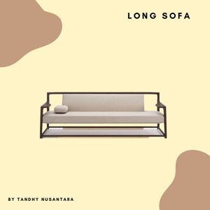 ชุดโซฟายาวสำหรับห้องนั่งเล่นเฟอร์นิเจอร์เชิงพาณิชย์ดีไซน์ทันสมัยหรูหรา - Product Image 4